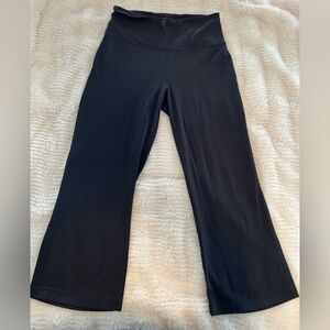 LULU LEMON Black Wide-Leg Yoga Pants. 10